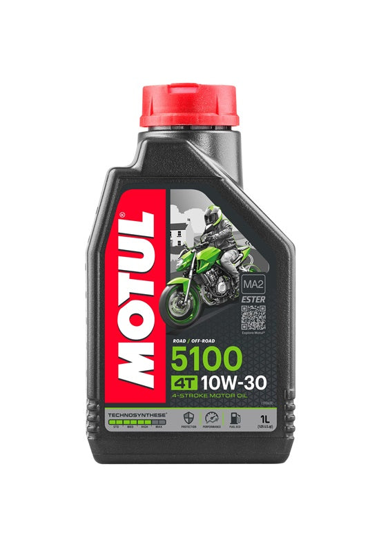 Olej silnikowy do motocykli MOTUL 5100 4T, 10W-30, 1 l