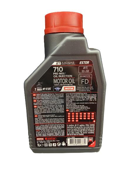 Motociklų variklių tepalas MOTUL 710 2T, 1 l