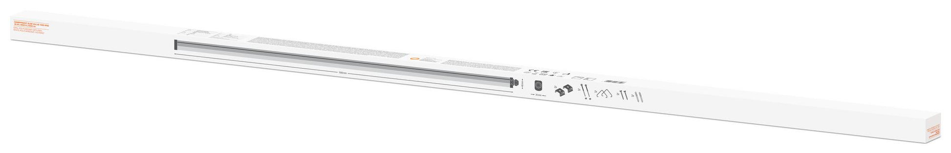 Tvirt LED šviestuvas  SLIM, 1500, 50W, 4000K, 5500lm, IP65