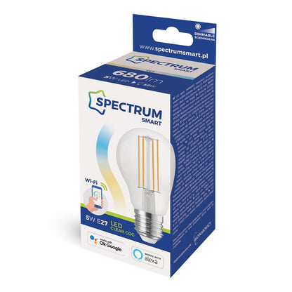 IŠMANIOJI LED LEMPA, SMART WIFI, A60, 5W, E27, CCT+DIM, CL