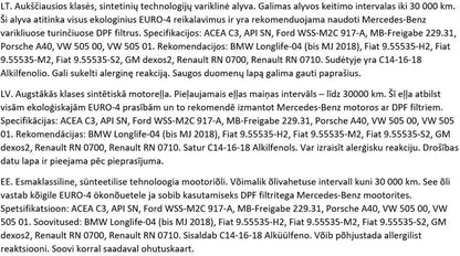 Variklio tepalas Liqui Moly Top Tec 4100 5W-40, 4 l