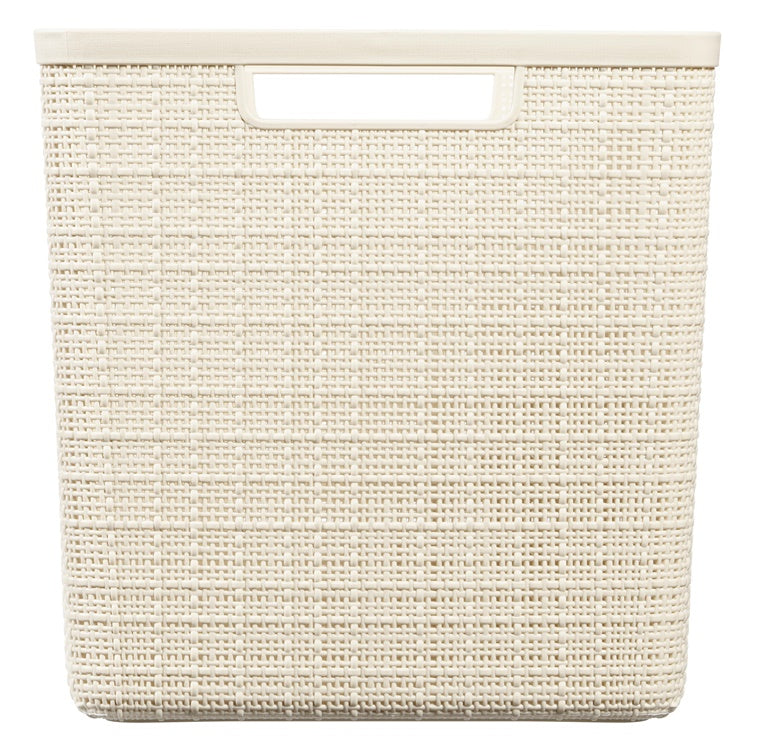 Pojemnik CURVER JUTE, 17 l, kremowy, 28×28×27 cm