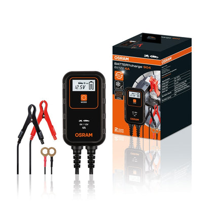 Akumuliatoriaus įkroviklis OSRAM 904, 6–12 V