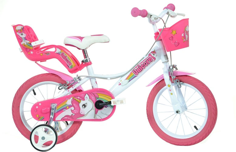 Rower dziecięcy Dino Bikes Unicorn 144R-UN