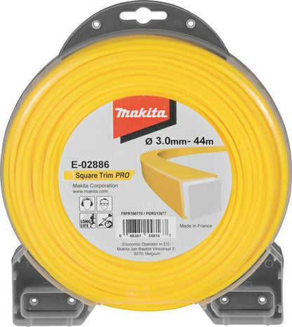 Žoliapjovės pjovimo lynas 3.0 mm/44 m kvadratinis