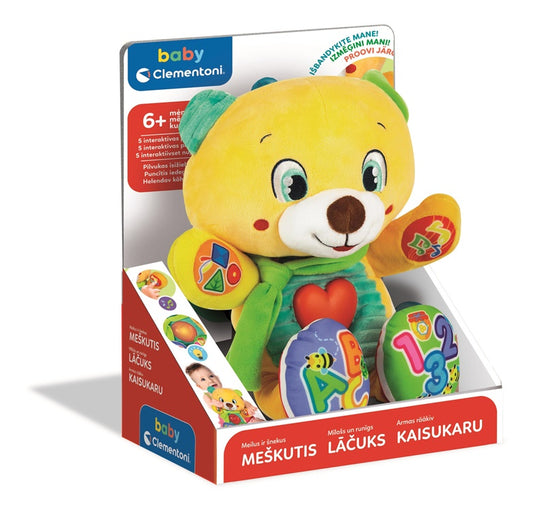 Interaktyvus žaislas CLEMENTONI BABY BEAR 50346, EE, LV, LT