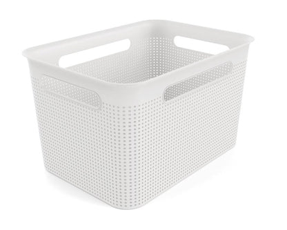 Pudełko ROTHO BRISEN, 16 l, białe, 36×26,2×21,1 cm