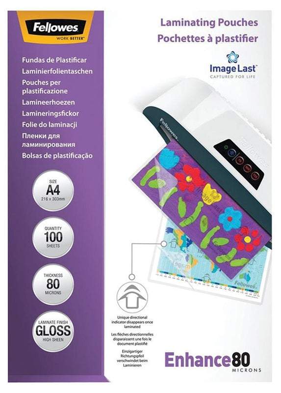Folia do laminowania Fellowes A4 80MKR 100 szt.