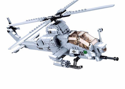 Konstruktor SLUBAN M38-B0838, helikopter, 482 elementy