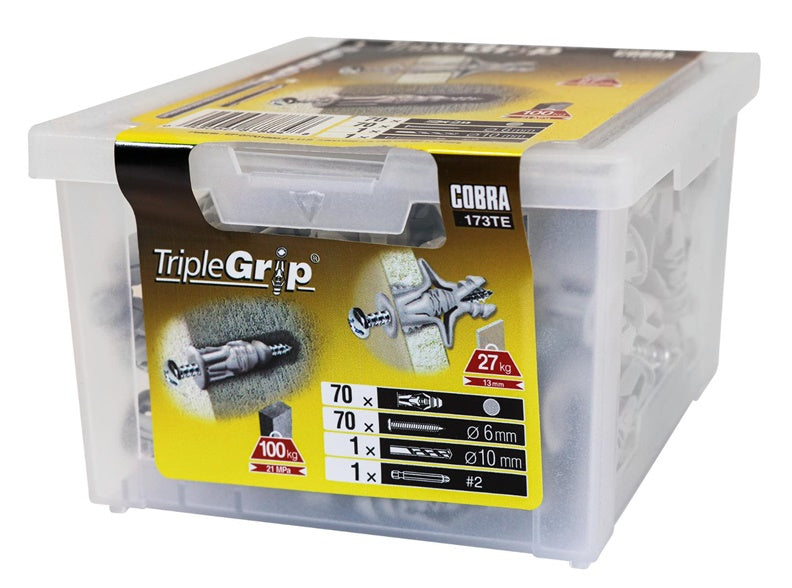 Įvarai GKP, 6 x 39 mm, plastikiniai, 70 vnt.