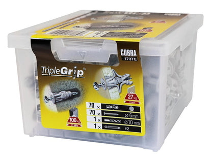 Įvarai GKP, 6 x 39 mm, plastikiniai, 70 vnt.