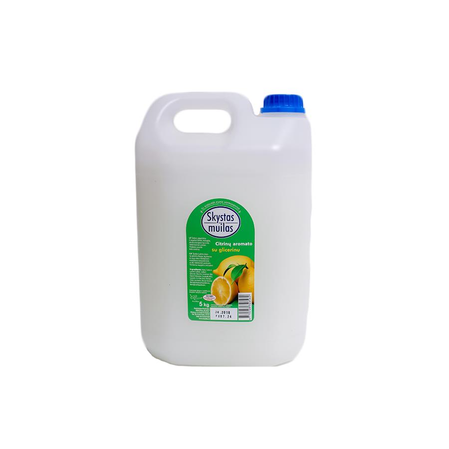 Skystasis muilas su glicerinu, 5 l, citrinų kvapo