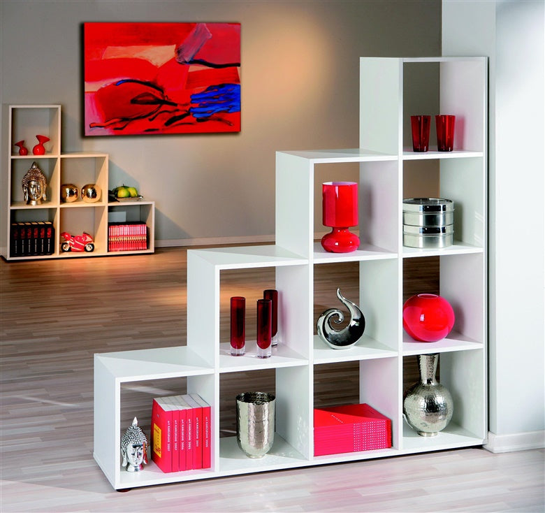 Półka Caboto Halmar, biała 139x33x144 cm