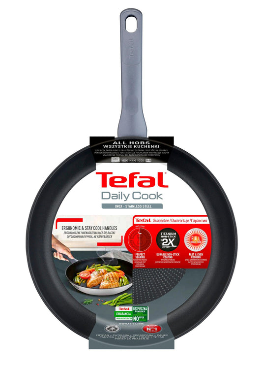 Keptuvė Tefal DAILY COOK, 28 cm, nerūdijantysis plienas