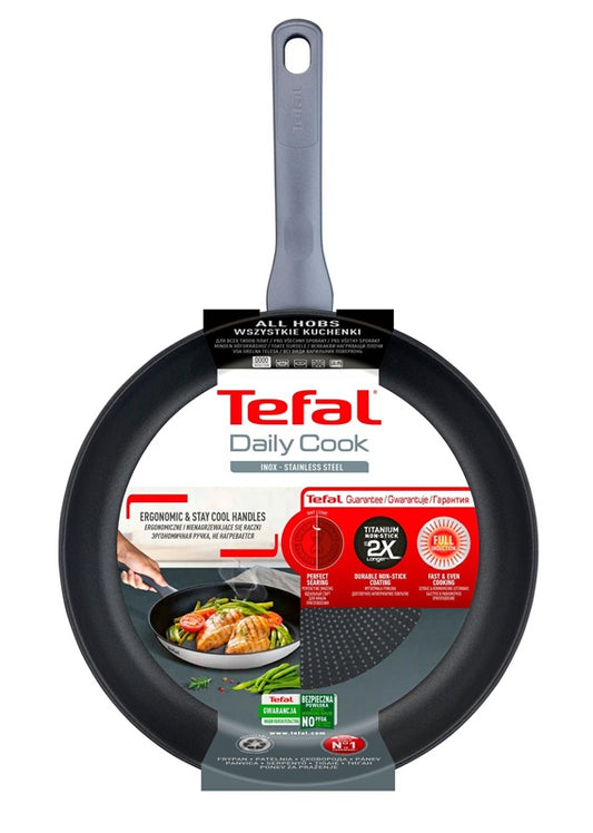 Patelnia Tefal DAILY COOK, 28 cm, stal nierdzewna