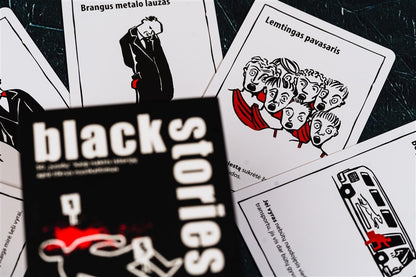 Gra planszowa BLACK STORIES: PRAWDZIWE ZBRODNIE, LT