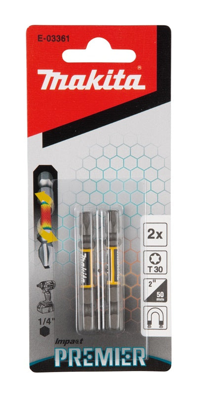 Końcówka wkrętakowa Makita E-03361, 50 mm, 1/4", 2 szt.