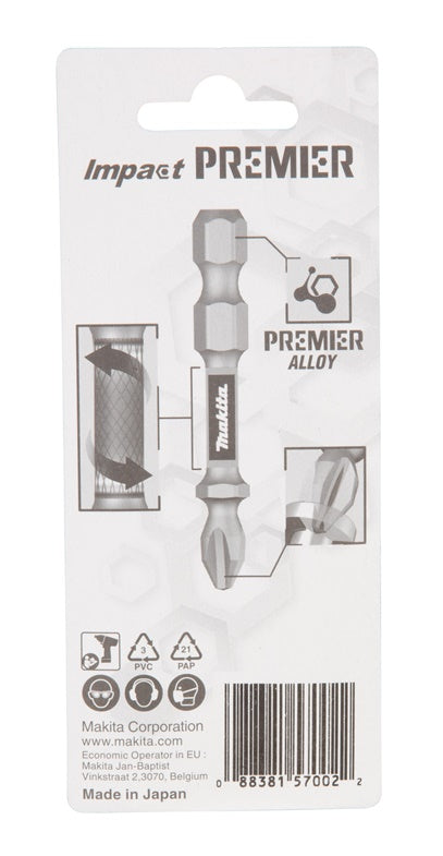 Końcówka wkrętakowa Makita E-03361, 50 mm, 1/4", 2 szt.