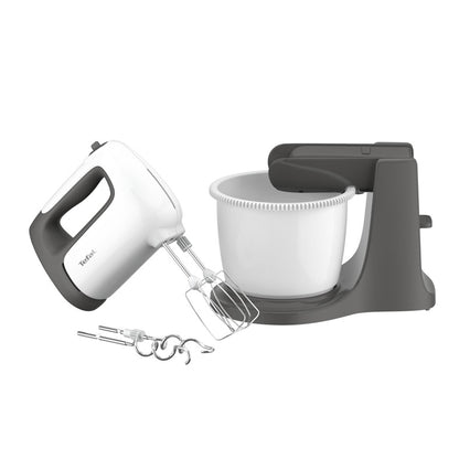 Mikser z misą Tefal Prep'Mix+ HT464138, biały/szary