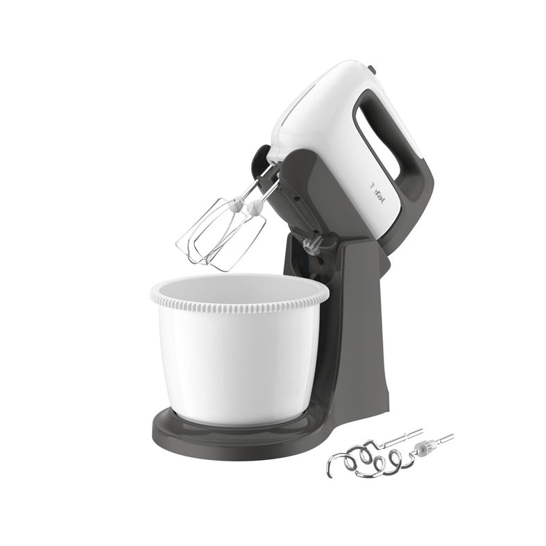 Mikser z misą Tefal Prep'Mix+ HT464138, biały/szary
