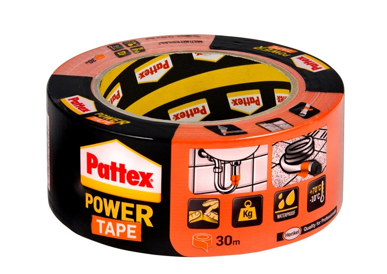 Taśma klejąca PATTEX POWER TAPE 1669217, 30 m × 50 mm