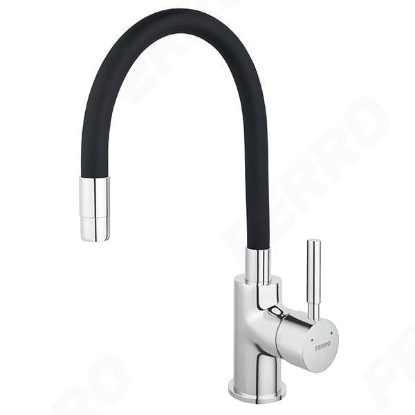 Bateria kuchenna Ferro Zorba BZR4B czarny/chrom