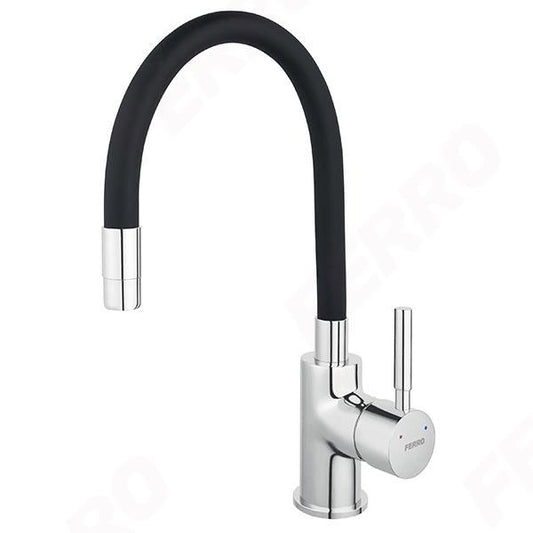 Bateria kuchenna Ferro Zorba BZR4B czarny/chrom