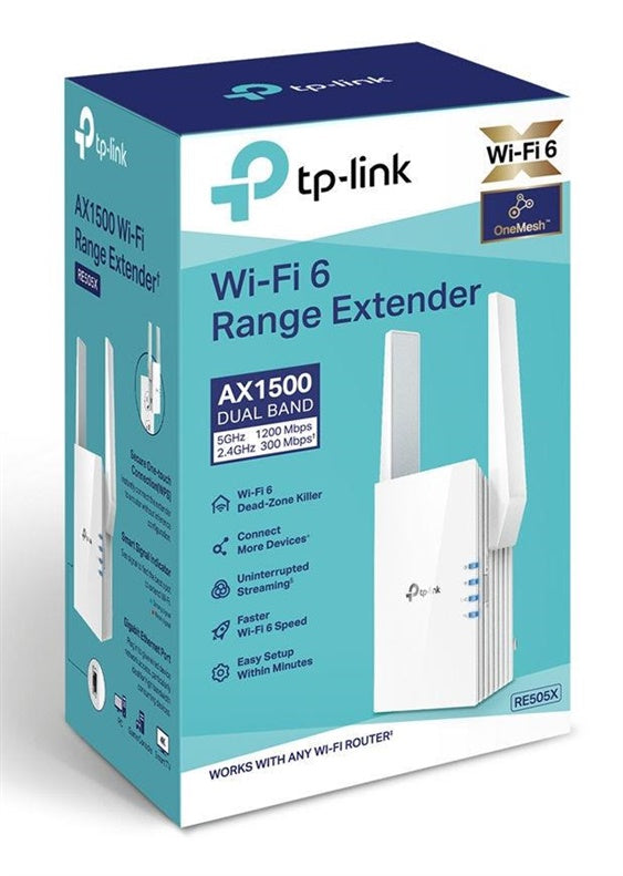 Wzmacniacz sygnału TP-Link AX1500 RE505X EU