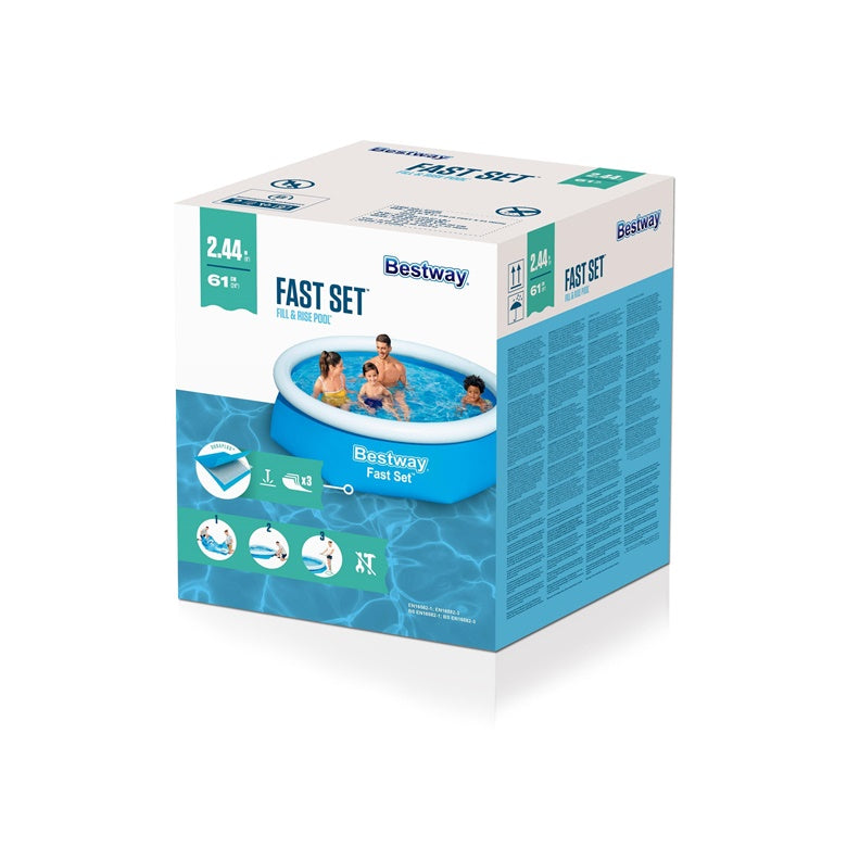 Basen dmuchany BESTWAY 57448, 244×61 cm, 1880 l