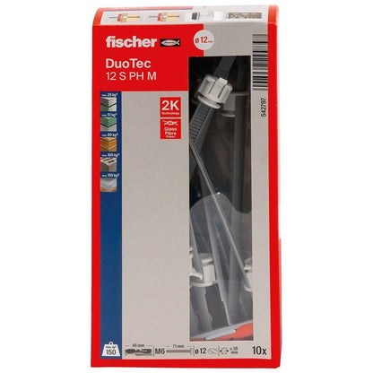 Kołek Fischer DuoTec, 46 mm x 12 mm, 10 szt.