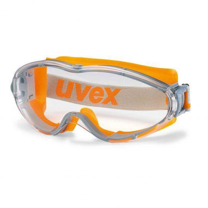 Okulary ochronne Uvex Ultrasonic, kolor pomarańczowy