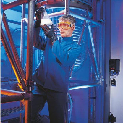 Okulary ochronne Uvex Ultrasonic, kolor pomarańczowy