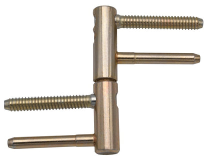 Zawias do drzwi 14 x 40 mm ocynkowany, żółty