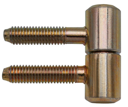 Zawias okienny 15 x 40 mm, ocynkowany, żółty