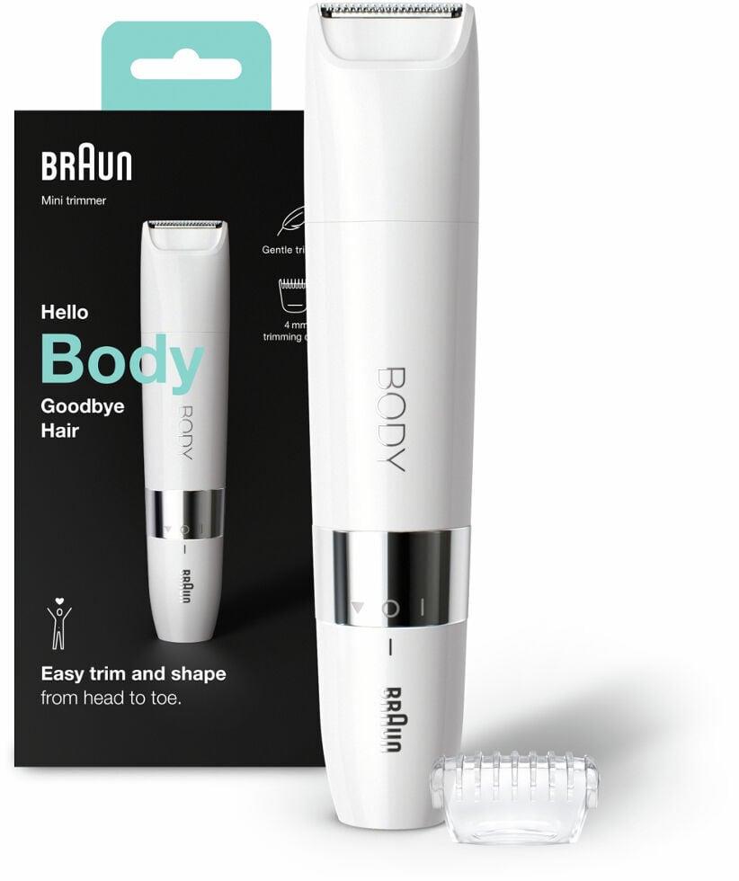 Kūno plaukų kirpiklis Braun BS1000