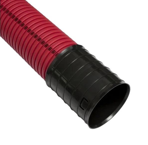 Gofruotas instaliacinis vamzdis su mova Pipelife D160HDPE,6m