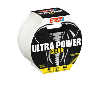 Lipnioji juostelė TESA ULTRA POWER CLEAR 56496, 10 m × 48 mm