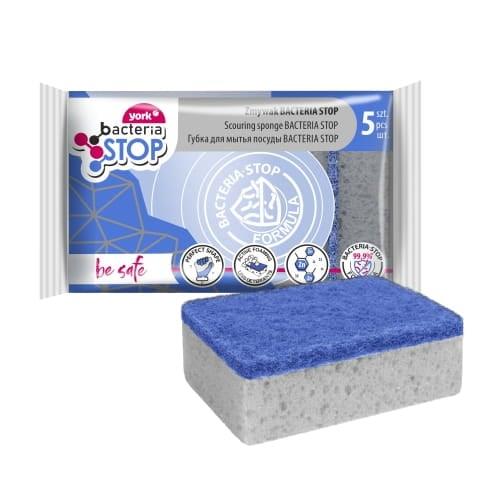 Gąbki z czyścikiem BACTERIA STOP, 5 szt.