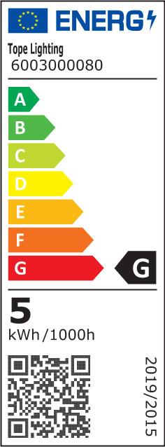 Oprawa wpuszczana Tope Split, 5W, 3000°K, LED, czarna