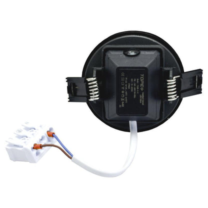 Oprawa wpuszczana Tope Split, 5W, 3000°K, LED, czarna