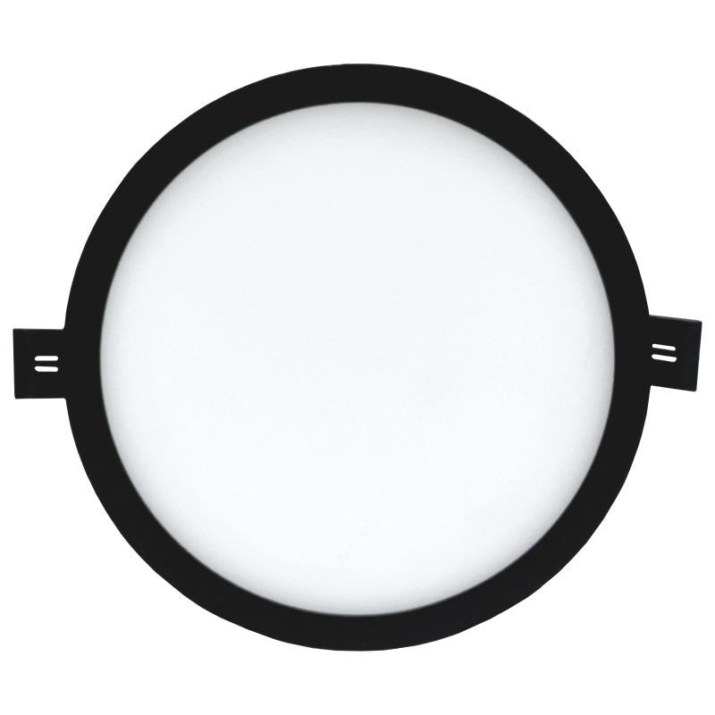 Oprawa wpuszczana ope Split, 22W, 3000K, LED, czarna