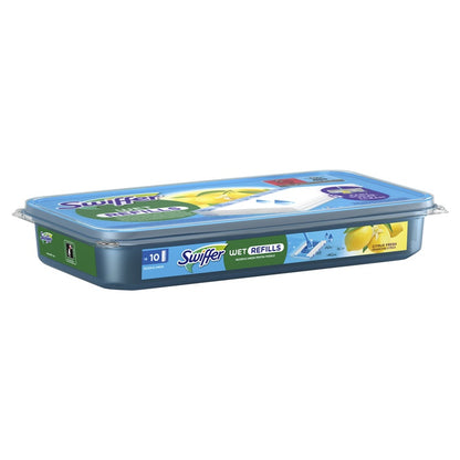 Swiffer Sweeper Moist Grindų Šluostės, 10 vnt