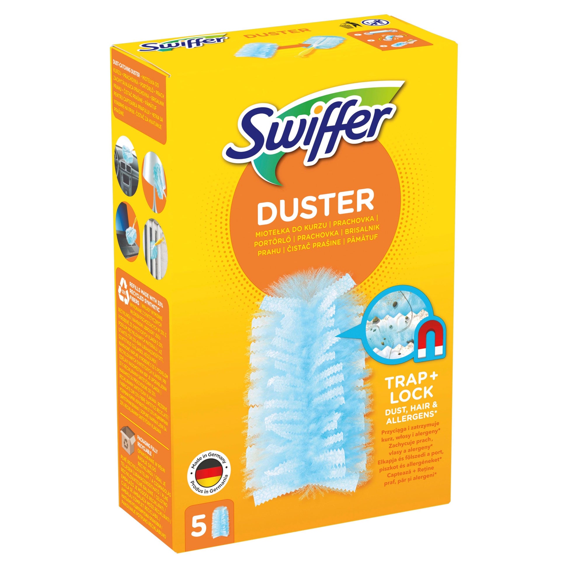 Dulkių šluostės Swiffer papildymas, 5 vnt.