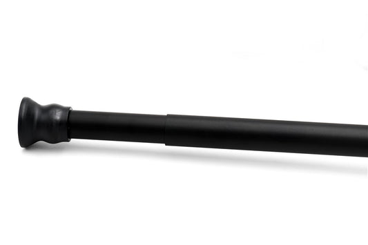 Karnisz łazienkowy RIDDER WIEN 52111, 1100–1850×25 mm, czarny