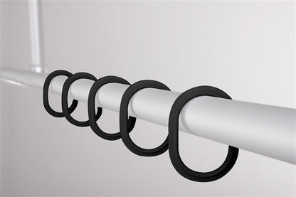 Kabliukai RIDDER 49310, 4×19×20 mm, juodi, 12 vnt.