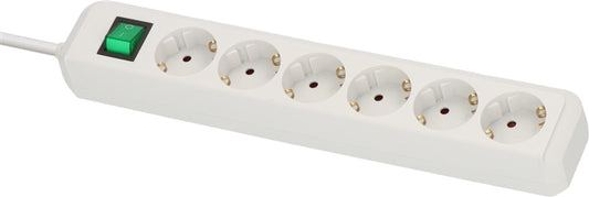 Przedłużacz domowy BRENNENSTUHL ECO-LINE, 6 gniazd, 3 m
