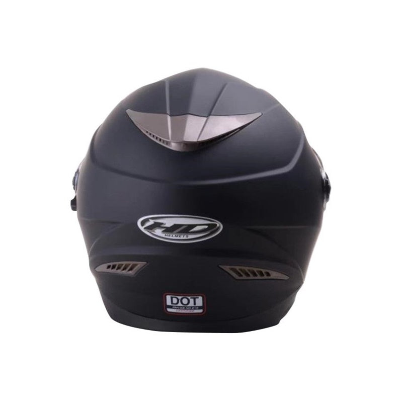 Kask motocyklowy HD-09B, rozmiar M, czarny