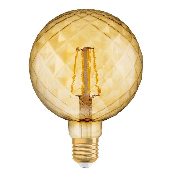 Lemputė Osram LED, G125, E27, 4.5 W, 470 lm, 2400 K