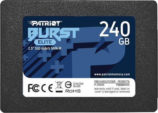Kietasis diskas (SSD) Patriot Burst Elite, 2.5", 240 GB