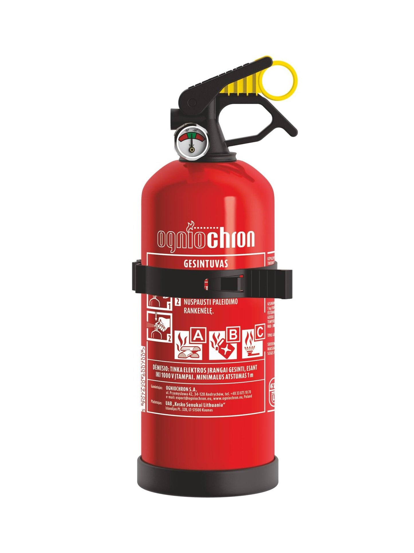 Miltelinis gesintuvas Ogniochron GP-1x ABC/M, 1 kg